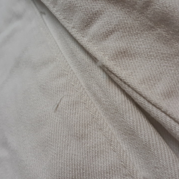 L'AGENCE Sz 28 High Line High Rise Skinny Blanc Destruct Distressed Hem Jeans - Picture 16 of 17